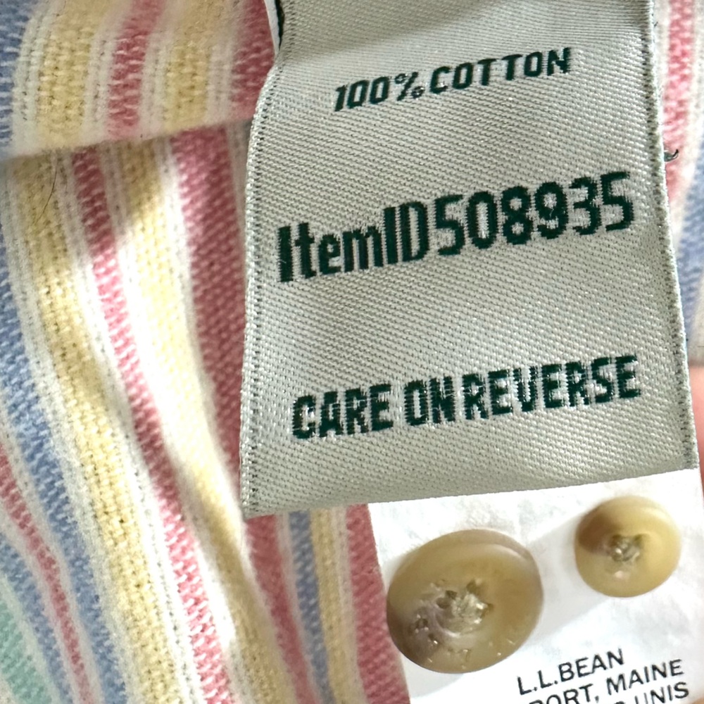 L.L. Bean brushed 100%cotton flannel - Picture 5 of 5